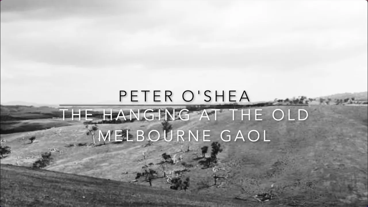 The hanging at The Old Melbourne Gaol by Peter O'Shea The hanging at The Old Melbourne Gaol by Peter O'Shea