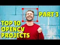 Top 10 OpenCV Projects in 2 mins - Part 3 October 2020 with code and tutorial