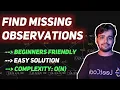 Find Missing Observations LeetCode 2028 Beginners Easy Approach