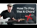 How to Play the A Chord Guitar for Beginners