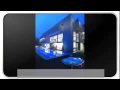 Unique Blue Modern House Plans