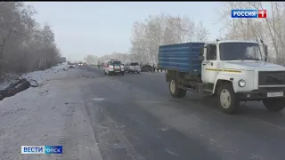 Смертельное ДТП на трассе Челябинск – Новосибирск (видео)