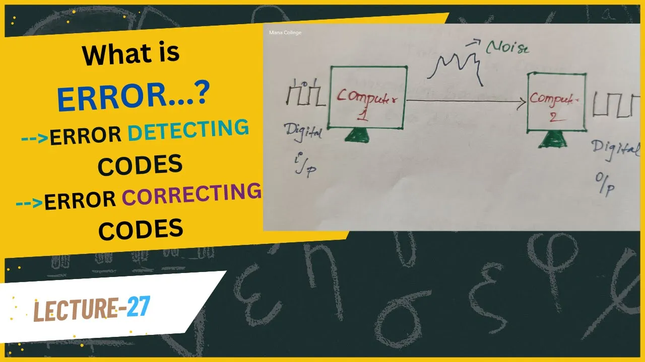 Introduction to Error Detection and Error Correction in Telugu||English