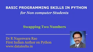 Free Python course - Python program to Swap Two Values
