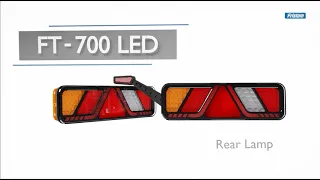 Video: Rechts | LED trailerlamp | 24v | Full LED | Canbusproof | 2,5m. kabel | VC-7002