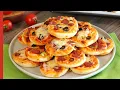 Super Easy PIZZA BITES The Best Mini Pizza Recipe With Homemade Pizza Dough
