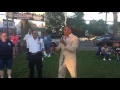 Senator Sanders at 105th Precinct National Night Out Against Crime event