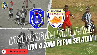 pembukaan kompetisi liga 4 zona papua selatan persimer raih kemenangan dalam laga pembuka 
