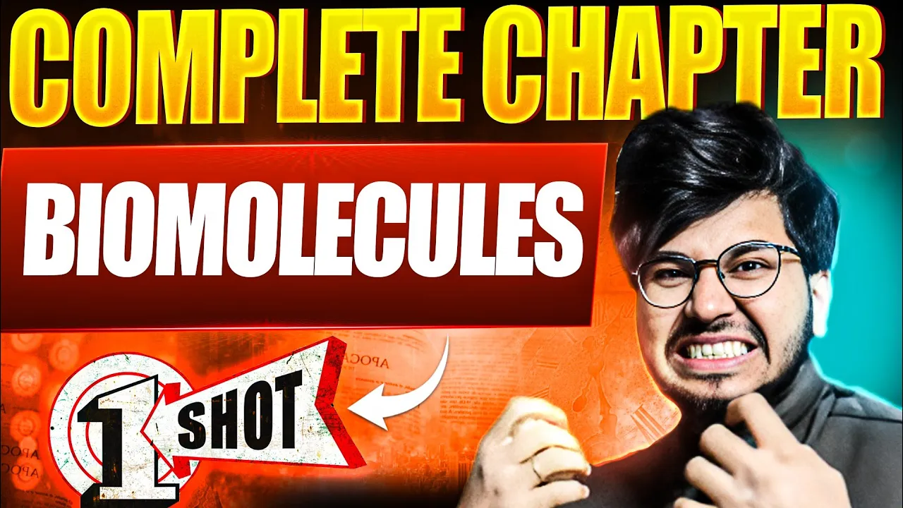IMPORTANT TOPICS BIOMOLECULES ONE SHOT CLASS 12 CHEMISTRY 🔥|| BY MUNIL SIR