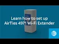 Learn how to set up AirTies 4971 Wi-Fi Extender