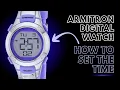 How to Set the Time on an Armitron 4 Button Pro Sport Digital Watch
