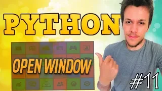 Python tutorial 2019 OPEN PYGLET WINDOW
