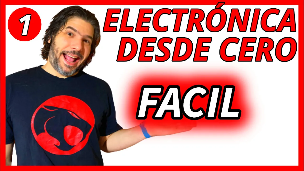 ✅APRENDE Electrónica #1 !!! 3 Principios BASICOS # Corriente Tensión y Resistencia