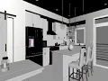 Wireframe 3D Animation View