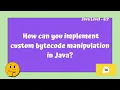 FullStack Factoids Java 6 7