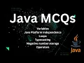 Java MCQs practice Part 1