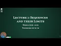 Sequences and their Limits MTH320 L04-1