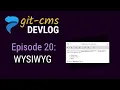 Plenti CMS Devlog ep 20 WYSIWYG