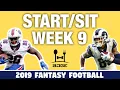 Week 9 Start Em Sit Em - Fantasy Football