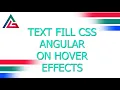 Text Fill css text On Hover Effects I text Hover Effects