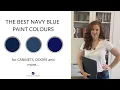 The Best Navy Blue Paint Colours Painted Cabinets Island Front Doors and More
