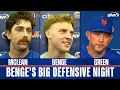 Andy Green Nolan McLean Carson Benge on Benge s big defensive night