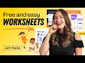 Design ready-for-school worksheets with Canva
