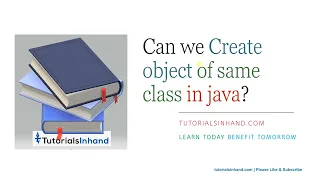 can we create object of same class in java java interview
