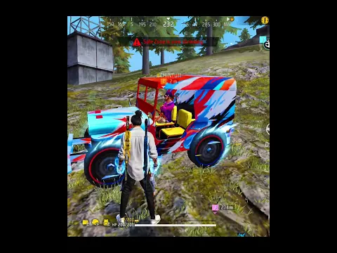 Youtuber in our game 😨☠️ Wait till End 😂 #freefireshorts #shorts