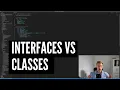 Interfaces vs Classes Angular Question