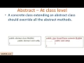 Java Tutorial 18 Abstract classes and Methods in Java - Java Beginners tutorial by Java9s