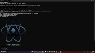 Fix npx react-native init AppName error
