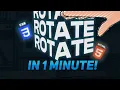 Rotate Text In HTML Using CSS in 1 MINUTE
