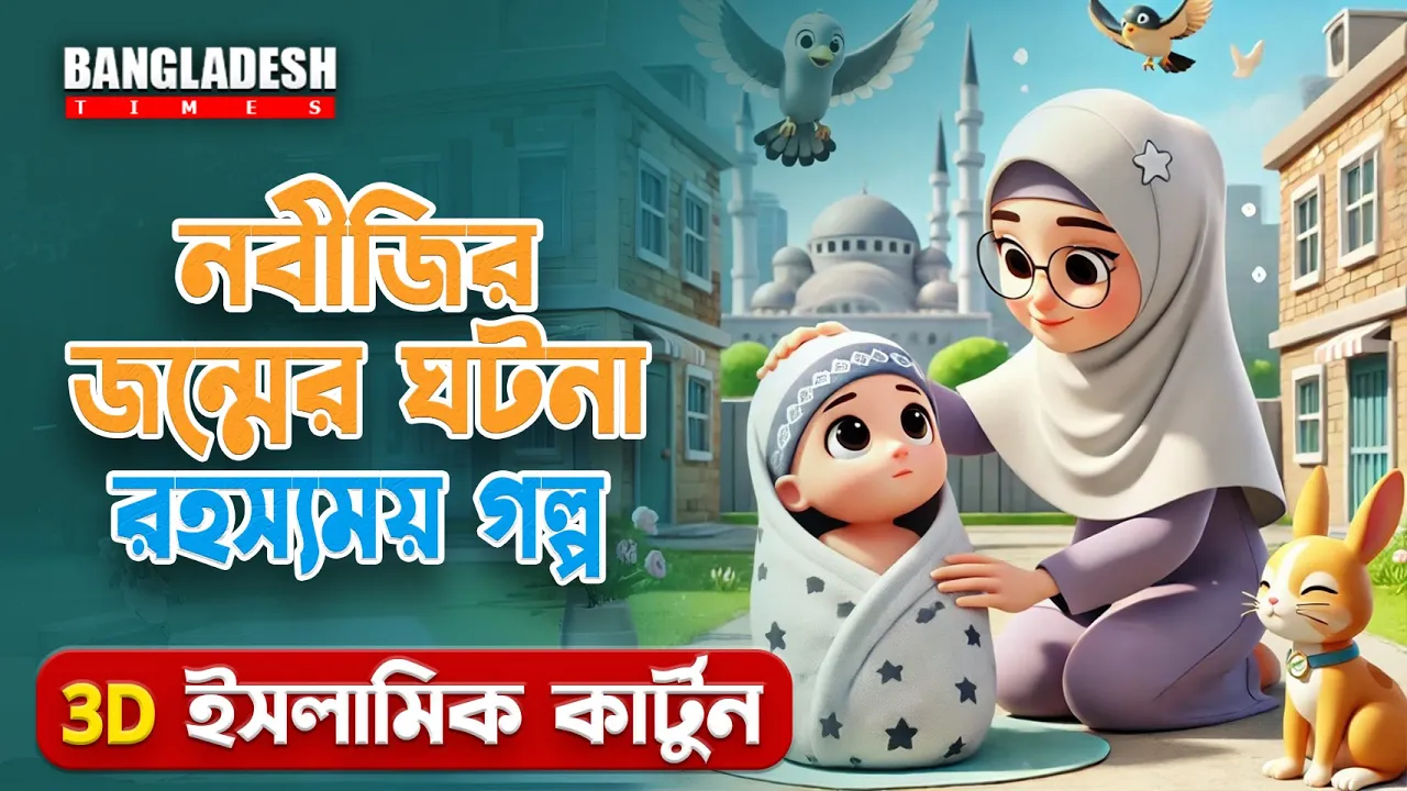 বিশ্বনবীর জন্মের কাহিনী | প্রতিদিনের ইসলামিক কার্টুন