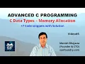 C Data Types - Memory Allocation 7 Code Snippets with Solution Sanfoundry