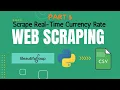 Scrape Live Currency Rates with Beautiful Soup and Python