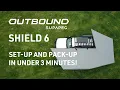Supa Peg Outbound Shield 6 Awning Super Quick Set-up and Pack-up