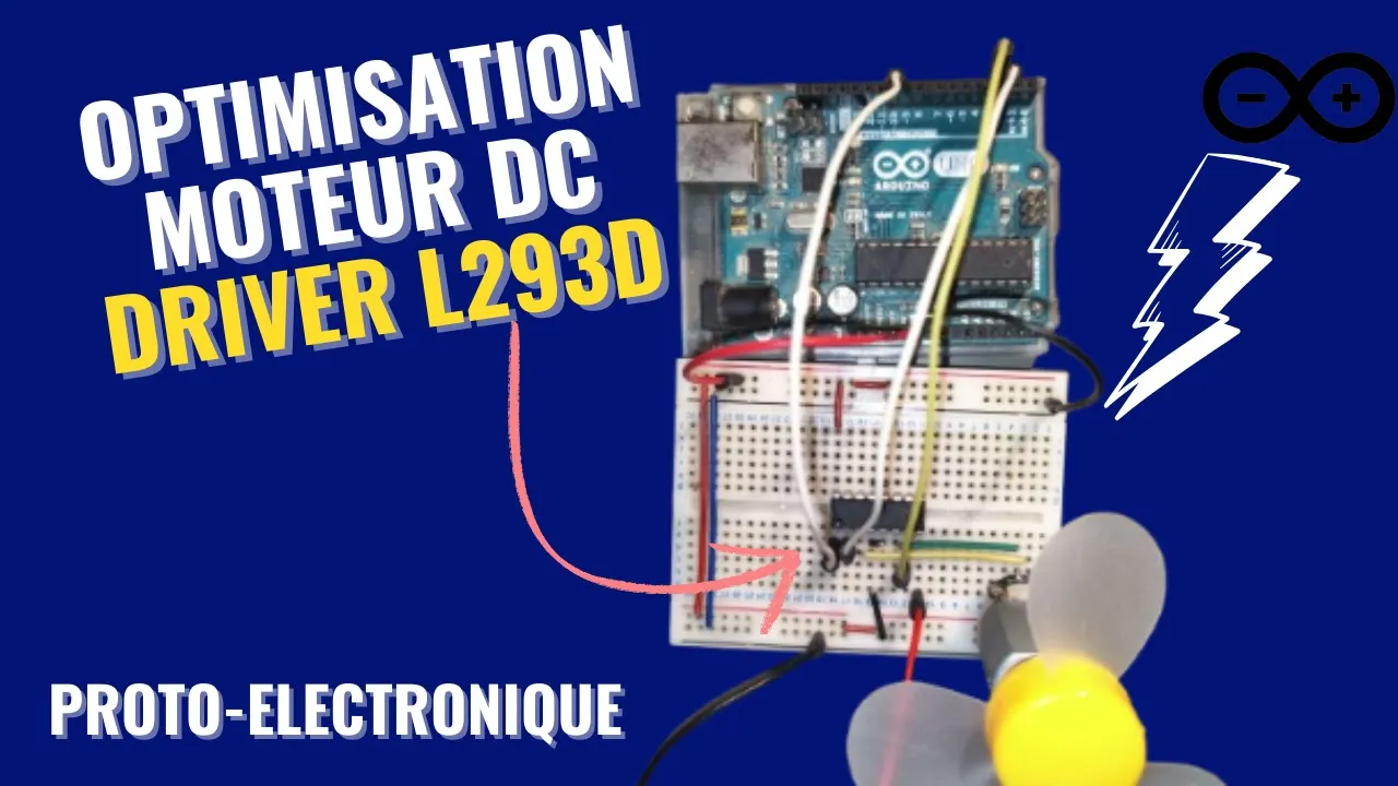 Comment contrôler un moteur DC avec un L293D et une boucle FOR : Tutoriel DIY Facile