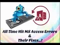 All Time Hit MS Access Errors Their Fixes