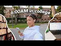 6AM COLLEGE DAY IN MY LIFE productive studying for finals fall semester at USC