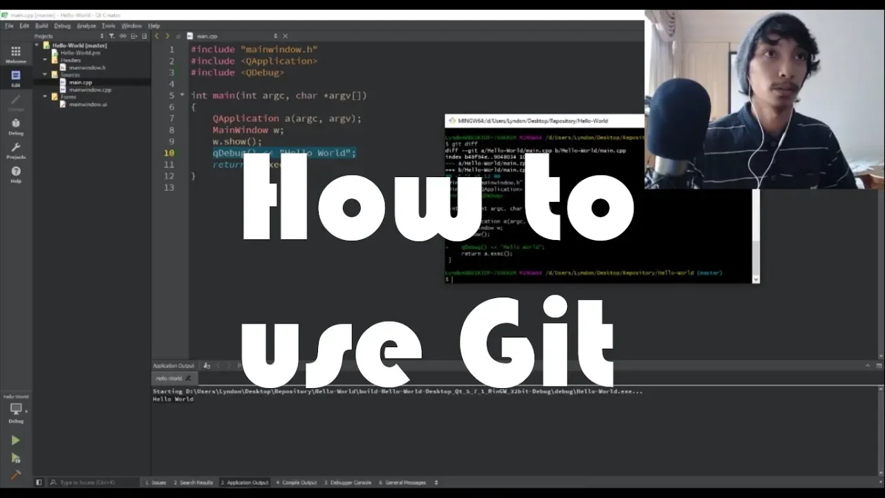 Git and Qt | How to use Git with Qt