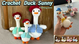 사계절 여름 오리 SUNNY(써니)  옷 만들기 - CROCHET DUCK