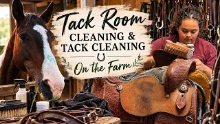 A MUCH-NEEDED HORSE TACK ROOM CLEANOUT! + tack cleaning