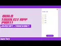 Build todo list app with javascript and framework7 part1