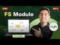 FS Module in Node js Complete CRUD Operations File Renaming Sync