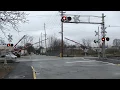 Waldwick-Bound Commuter Train cruises through newly upgraded crossing