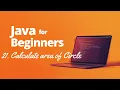 Calculate Area of a Circle Java Coding Question Beginner Friendly Java for Beginners