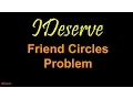 Programming Interview Question Friend Circle Problem - Graph Theory