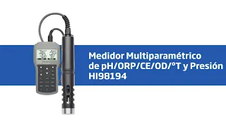 HI 98194 Medidor Multiparametrico de pH ORP CE OD Presion Temperatura