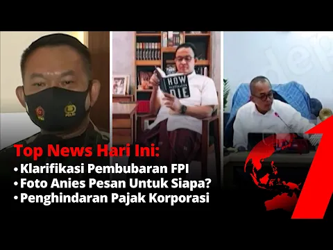 TOP NEWS ONE! Anies Cuma Baca Buku, tapi Publik Heboh - Pangdam Klarifikasi Pembubaran FPI
